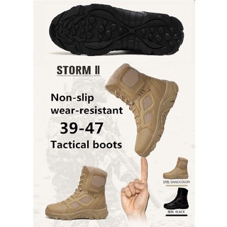 39 ~ 47 botas militares impermeables botas de combate botas militares botas tácticas botas del ejército (6)