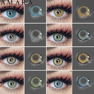 amara lentes de contacto coloridos 8 colores decoración de ojos lente cosmético