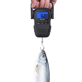 sar2 escala de pesca digital para colgar con cinta métrica pantalla lcd 110lb/50kg portátil de equipaje escala (7)