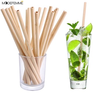 1 pajitas naturales reutilizables ecológicas de bambú para beber Bar, bebida, jugo, té de leche (1)