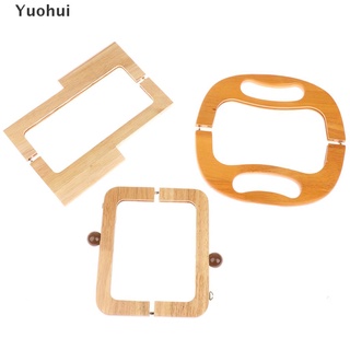 Yuohui bolsa de madera bolso marco hecho a mano bolsa de piezas cierre hebillas monedero manijas MY