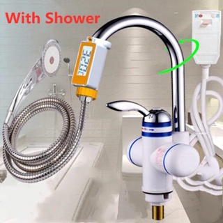 [dongxi] 3kw 3 segundos instantáneo eléctrico de ducha calentador de agua sin tanque grifo eléctrico bathoom grifo de cocina calentador de agua (5)