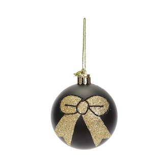 ghulons 6 piezas/caja de 6 cm adornos de bola de navidad decoraciones de árbol de navidad colgante para decoración de fiestas navideñas (3)