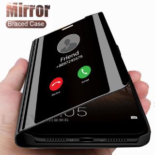 Funda Para teléfono inteligente espejo De cuero con Flip Para Motorola Moto G9 Plus G9 Play G8 Power Lite (1)