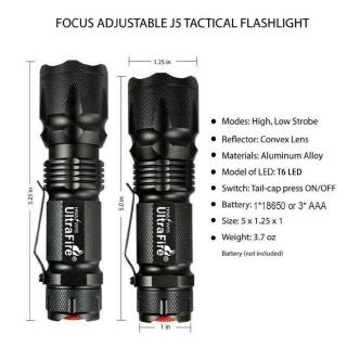 90000LM Zoom Ultrafire X800 táctica militar T6 LED linterna antorcha lámpara (4)