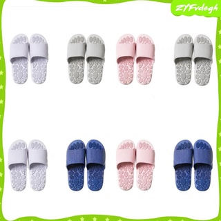 4x Unisex Foot Massage Slippers Non-Slip Sandals Foldable Shoes Breathable