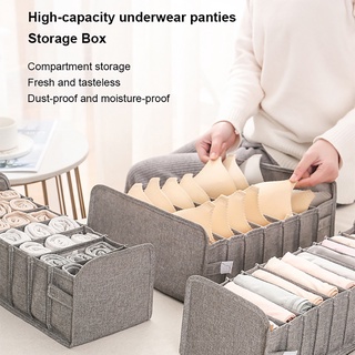 Ropa interior organizador cajas armario cajón divisor de ropa caja de almacenamiento para plegable Panty bufandas calcetines sujetador ropa organizador (8)