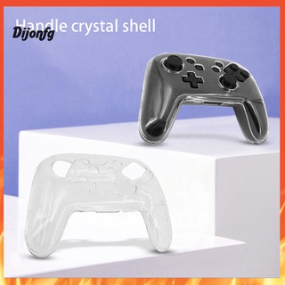 Di transparente cristal transparente Gamepad Gamepad cubierta protectora Shell caso para Switch PRO/NS PRO