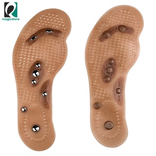 1 par de almohadillas para cuidado de los pies acupresión adelgazante plantilla de almohadilla magnética zapatos de masaje plantillas (2)