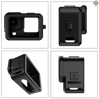Ulanzi G9-1 cámara de acción funda protectora de silicona suave de goma de la cámara deportiva de la vivienda con cordón de protección accesorios de reemplazo para 9 negro (7)