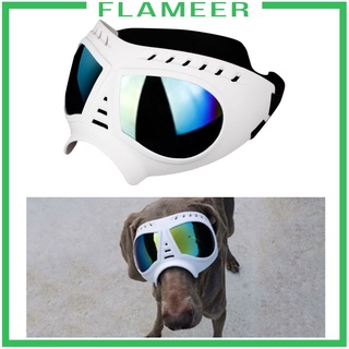 [FLAMEER] Gafas de sol para perros, gafas de protección antiniebla, color negro