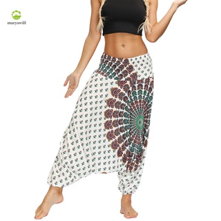 Pantalones Harem Para Mujer Boho Gypsy Yoga Dance Hippie Holgado Palazzo (4)