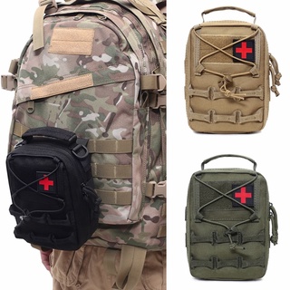 Bolsa médica cinturón cintura Molle Pack bolsas al aire libre Running Camping emergencia primeros auxilios Kits M1ilitary EDC Survival Tool Pack (1)