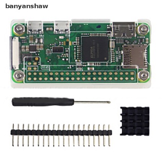 banyanshaw - funda acrílica 4 en 1 para raspberry pi zero 1.3/w con disipador de calor co
