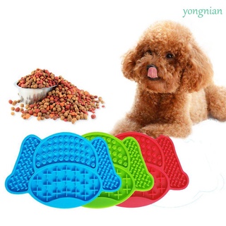 Yongnian traje De baño para mascotas perros con copa De succión suministros De entrenamiento De los Alimentadores De los Alimentadores/almohadilla Multicolor