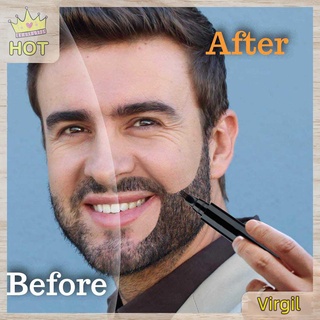 Bigote impermeable para colorear/moldeador de bigotes para barba/cepillo de afeitar (8)