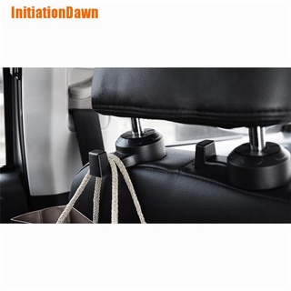 Initiationdawn> Hot 2 piezas universales de coche camión Suv asiento trasero colgador organizador gancho reposacabezas titular