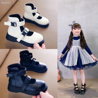 Zapatos De cuero para niños/zapatos De suela blanda De Princesa romanas De tubo Alto 2021