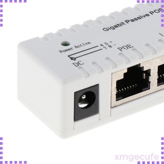 12-52V Gigabit Power Over Ethernet Passive PoE injector Splitter for IP camera