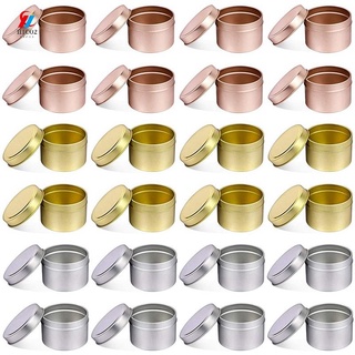 24 latas de velas, para velas (sier, oro, oro rosa)