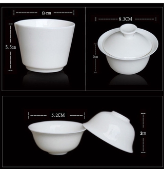11 unids/Set de viaje Kung Fu té Set de cerámica portátil taza de té porcelana servicio Gaiwan tazas de té taza de ceremonia tetera (7)