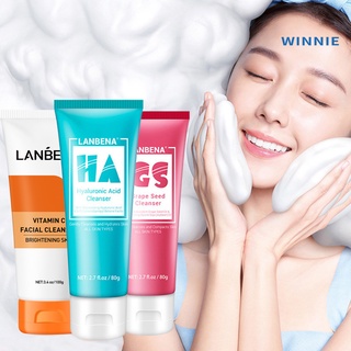 [Winnie] LANBENA 80g Grape Vitamin C Cleansing Cream Moisturizing Facial Cleanser