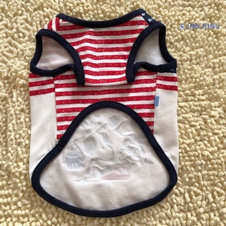 [Jinching] Dog Shirt Round Neck Sweat-wicking Thin Puppy Two-legged Vest for Daily Wear (7)