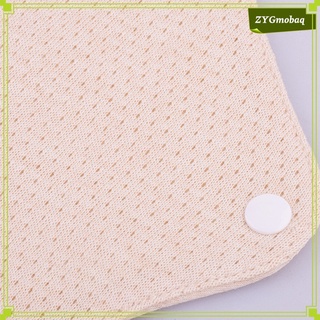 almohadillas sanitarias reutilizables de 7,1 pulgadas, lavables, almohadillas menstruales con capa de absorción