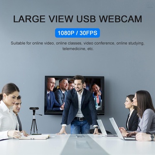 Full HD 1080P Webcam Video Conference Camera USB Webcam with Built-in Microphone Computer Camera for Laptop and Desktop (8)