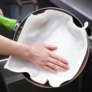 Jiare paño De Microfibra absorbente De doble capa Para limpieza De cocina no Gruda.