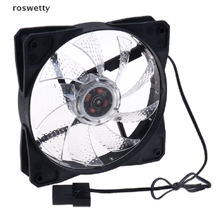 roswetty 1pc 12 cm pc computadora ultra silencioso led ventilador de refrigeración radiador 12vdc 3p ide 4pin co (8)