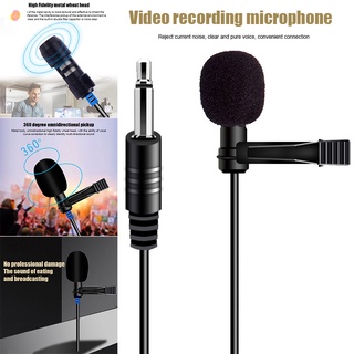 micrófono profesional de solapa para grabación de audio/video/celular/cámara/notebook/mezclador de altavoces