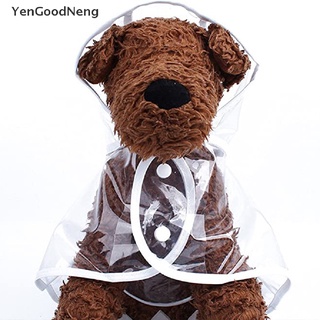 YenGoodNeng Impermeable Y De Moda PU Transparente Para Mascotas Pequeño Y Mediano Perro Agradable Compras (4)