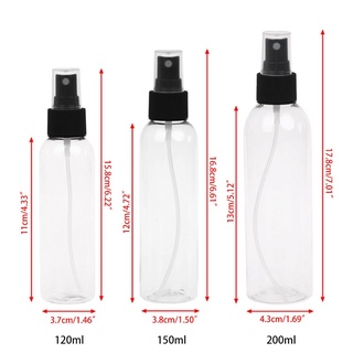 cha travel portátil recargable perfume atomizador botella aroma bomba spray 120-200ml (5)