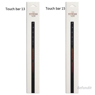 bef touch-bar - protector de película transparente para macbook pro 13/15 a1706 a1707 a1989 a1990