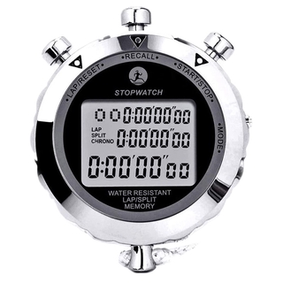 pursun cronómetro digital de metal reloj cronómetro de memoria con pantalla grande adecuado para coaches/competencia de carreras (1)