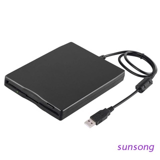 sunsong portátil de 3.5 pulgadas usb móvil disquete unidad de disco externo de 1,44 mb fdd para portátil portátil pc