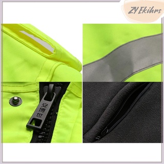 Safety Reflective Coat Removable Liner Hi-Vis Patrol Jacket Wind-resistant (3)