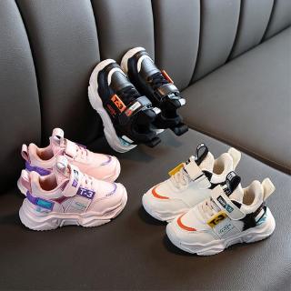 Los niños de la moda transpirable antideslizante zapatillas de deporte de los niños de suela suave Casual zapatos de deporte