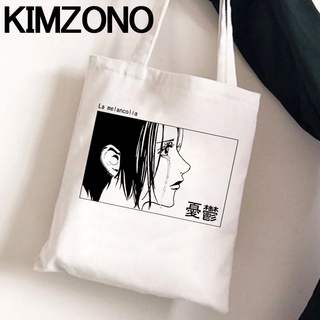 Nana Anime bolsa De La Compra Bolso De Lona eco Reutilizable Tela shoping ecobag sac tissu