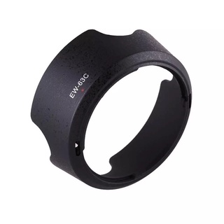 manoogian - capucha de lente duradera (ew63c, protetor, lente de cámara, ef-s, 18-55 mm, abs f/3.5-5.6), color negro (2)