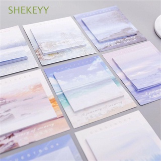 SHEKEYY 30Sheets Stationery Ins Color Notepad Decor Note Color Notes DIY Decoration Diary Notepad School Memo Pad