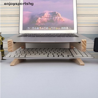 [enjoysportshg] soporte de madera para ordenador portátil, almohadilla de enfriamiento para pc, ordenador portátil, soporte de madera mouga [caliente]
