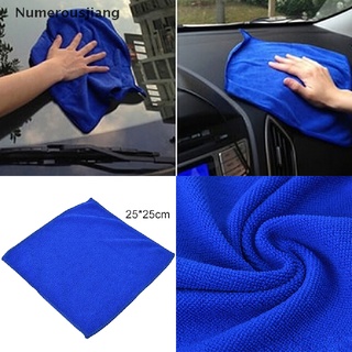 Numerousjiang 5 piezas fabuloso gran paño azul de lavado de coche Auto cuidado de microfibra toallas de limpieza mi