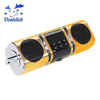 Impermeable Bluetooth motocicleta estéreo altavoces sistema de Audio USB AUX SD FM Radio reproductor MP3