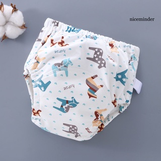 Nice_Pantalón de entrenamiento para bebés lavable transpirable reutilizable pañal ajustable cubierta de pañales para bebé (7)