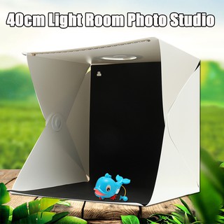 kit de carpa de cámara de 40 cm para estudio de estudio de fotografía led caja de campaña para habitación de cuarto