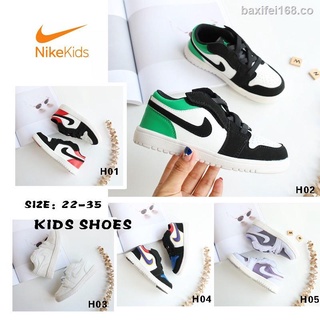 *Ready Stock* Nike Air Jordan 1 Low Baby shoes Kids casual sports soft light running children's sneakers