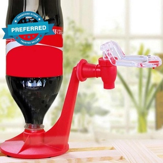 Botella de coca-cola dispensador de agua invertido suministros de fiesta Sub mano interruptor de beber coca cola presión T9J8