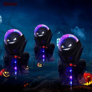 [dhiinto] Pack de 6 globos de látex de Halloween LED iluminando globos Bobo CLE